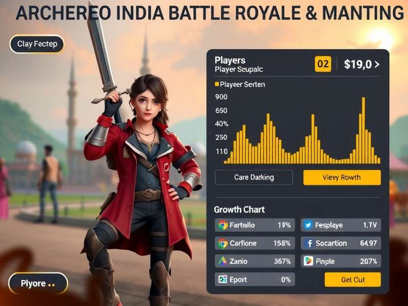 Archero India Battle Royale player statistics and growth chart